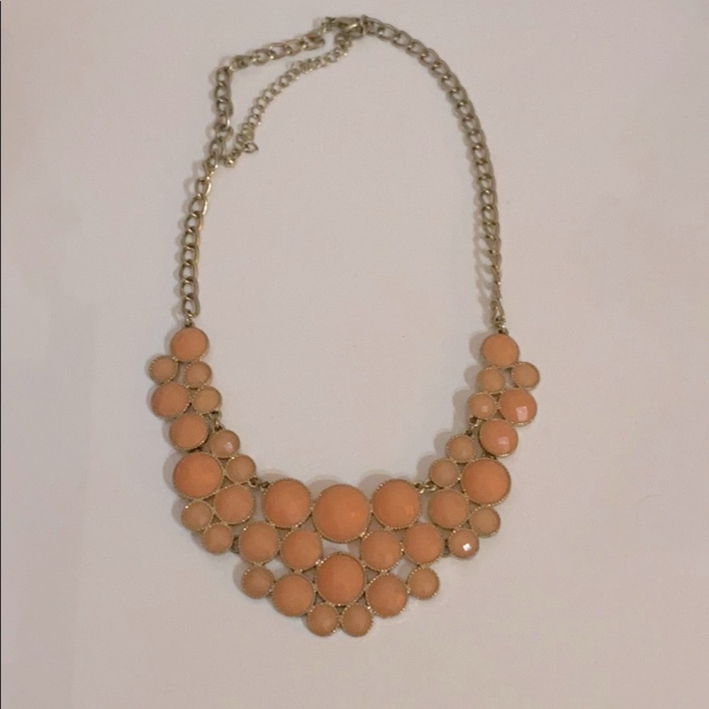 Gold and Pink Necklace